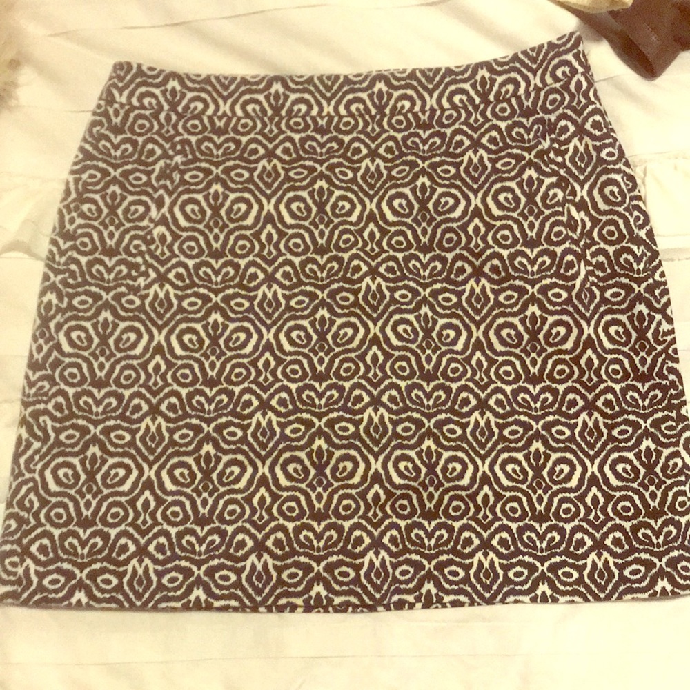 Jcrew printed skirt
